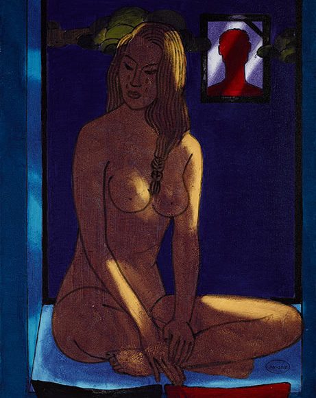 Grief under the Moon – widow from Japan