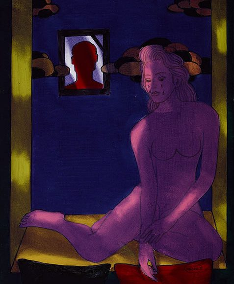 Grief under the Moon – widow from Lugansk